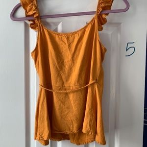 Lizard Thicket Yellow Wrap Tank